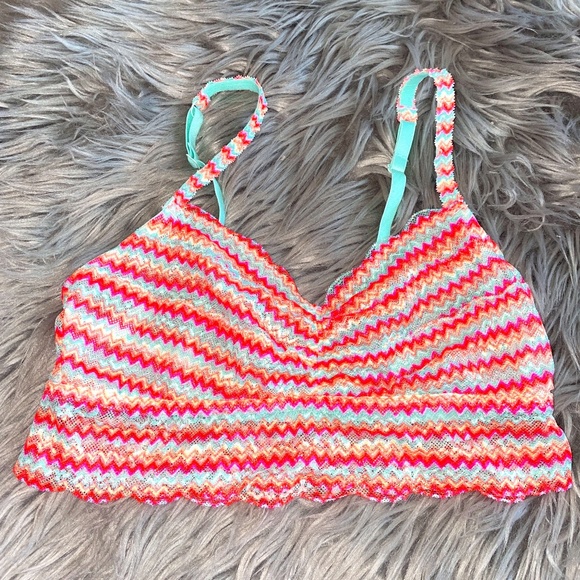 EUC Victoria’s Secret PINK Lace Bralette Adjustable Strap Size Medium - Picture 1 of 8